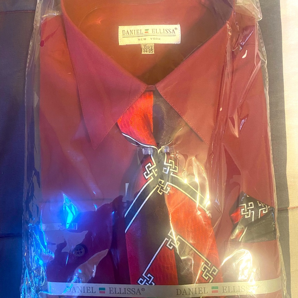 Daniel Ellissa- Red Dress shirt